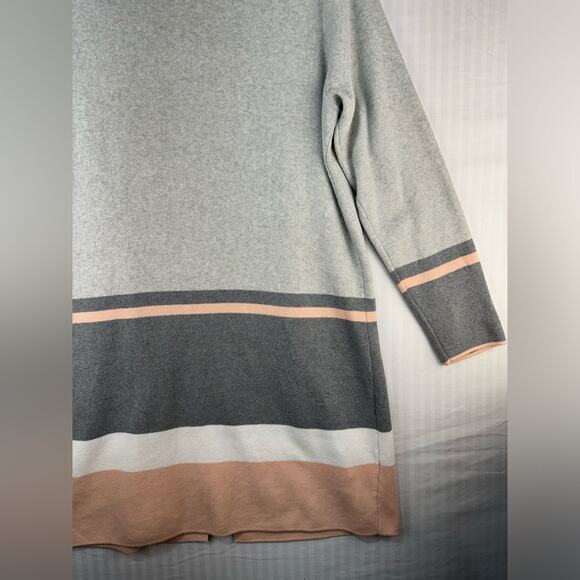 Apt. 9 Long Open Cardigan Sweater Women’s Large Cotton Blend Preppy Academia - Picture 8 of 9